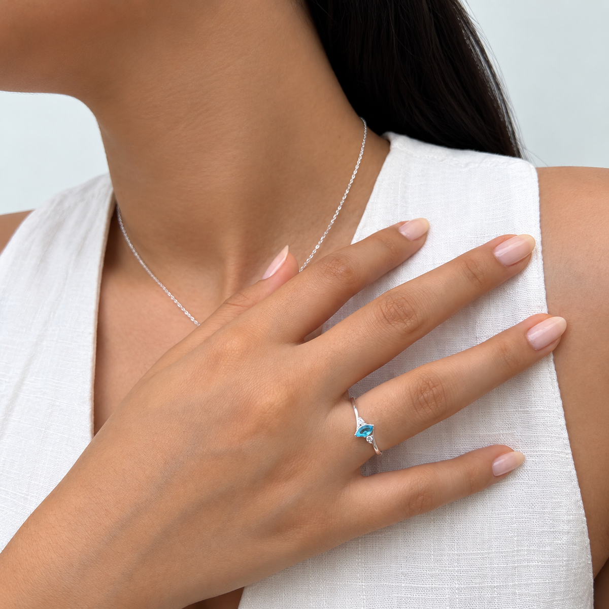 Anillo Aurora Azul