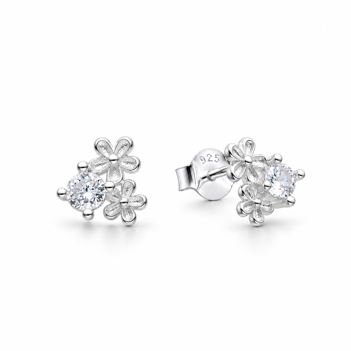 Aretes Flor de Cristal