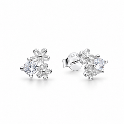 Aretes Flor de Cristal