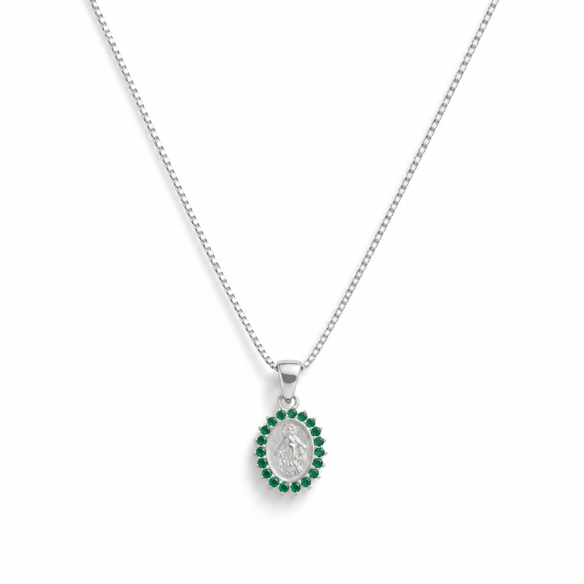 Cadena Virgen Milagrosa con circones