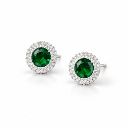 Aretes Halo Imperial
