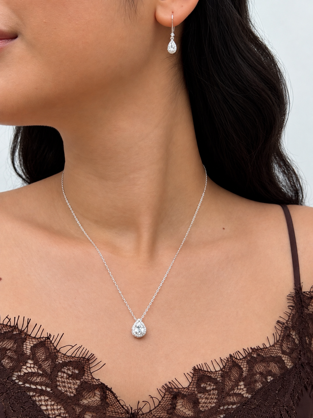 Set Piedra en Gota con Microcircones
