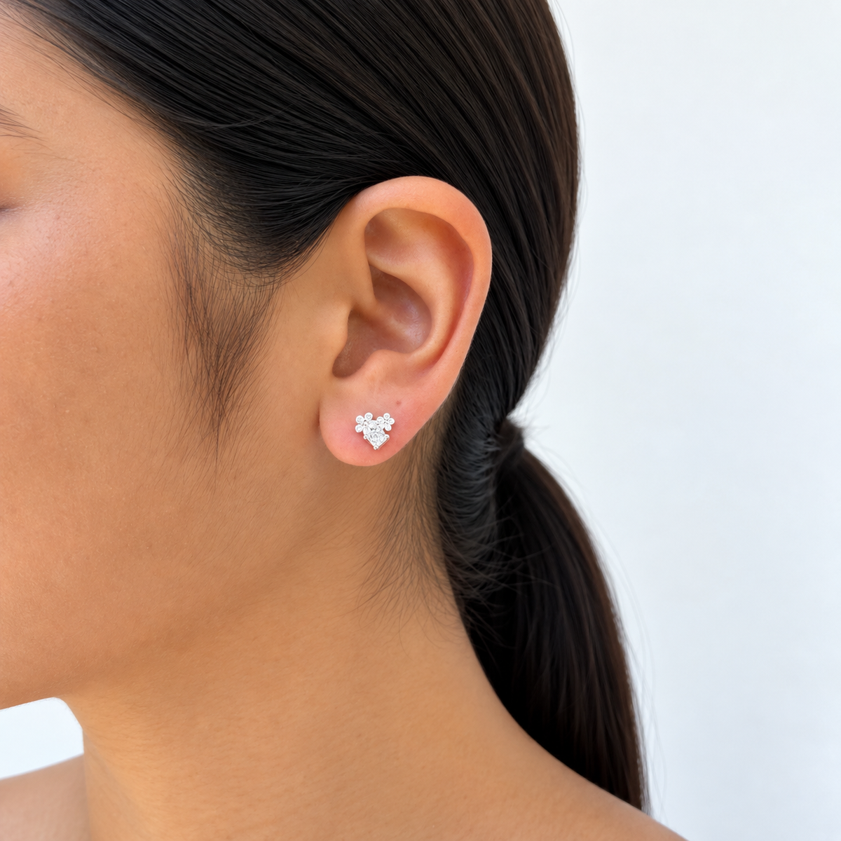 Aretes Flor de Cristal