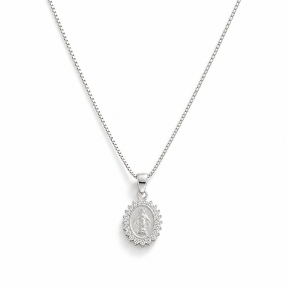 Cadena Virgen Milagrosa con circones