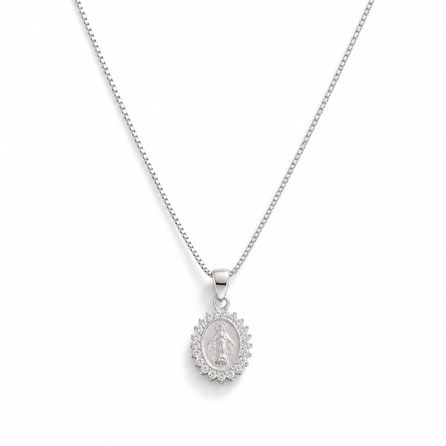 Cadena Virgen Milagrosa con circones