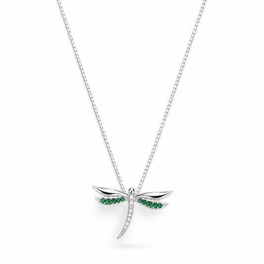 Cadena Libélula de Alas Brillantes
