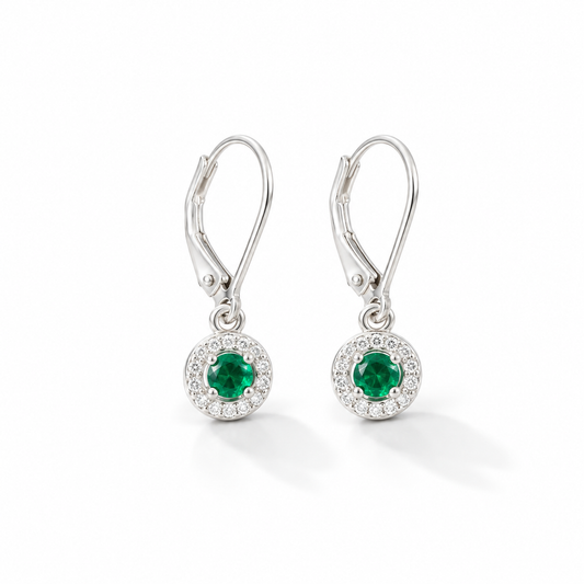 Aretes Luna Brillante