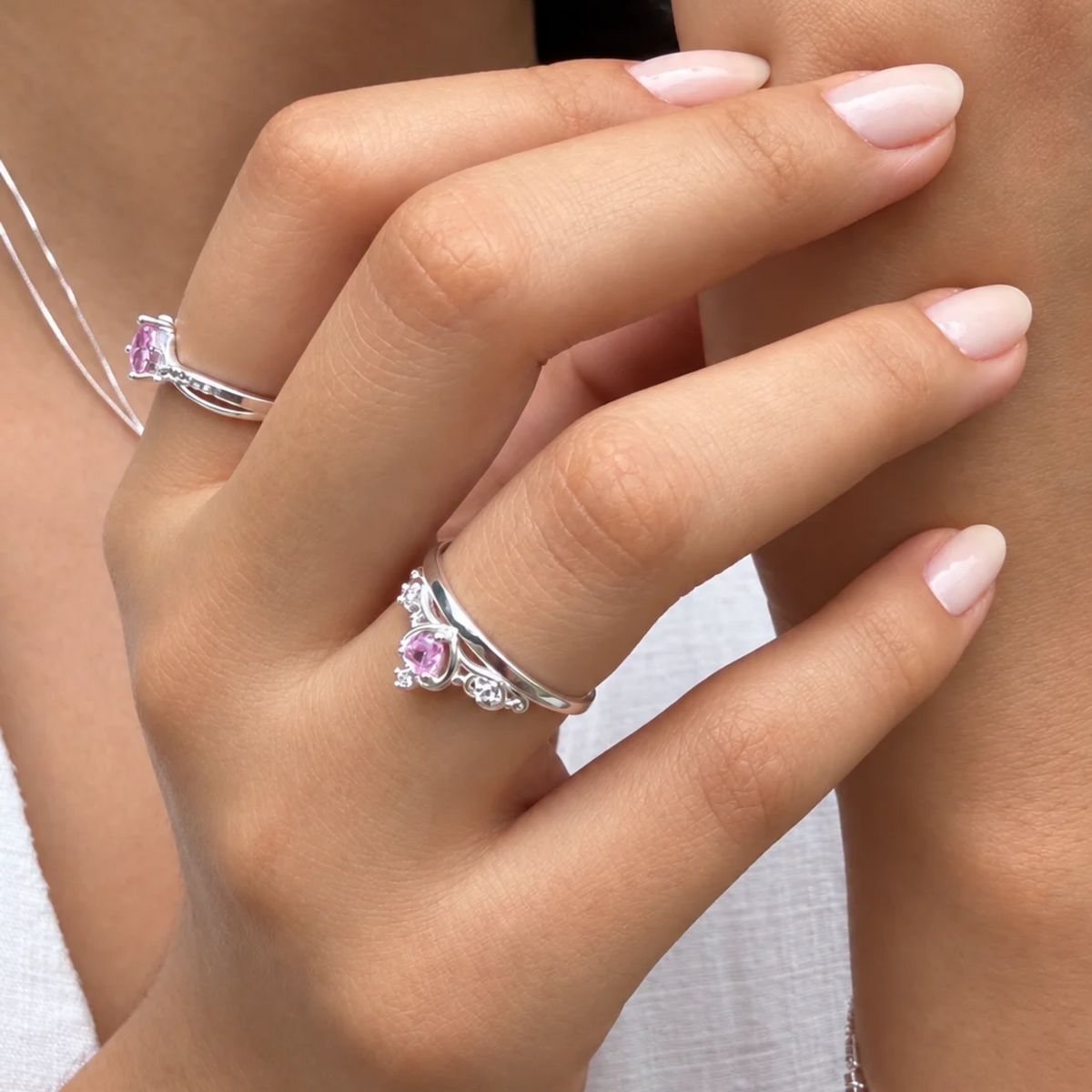 Anillo Corazón Princesa