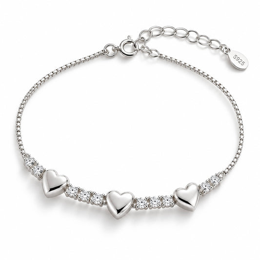 Pulsera Tres Corazones
