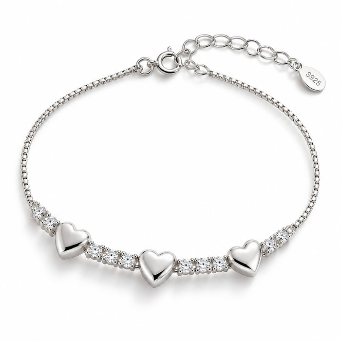 Pulsera Tres Corazones